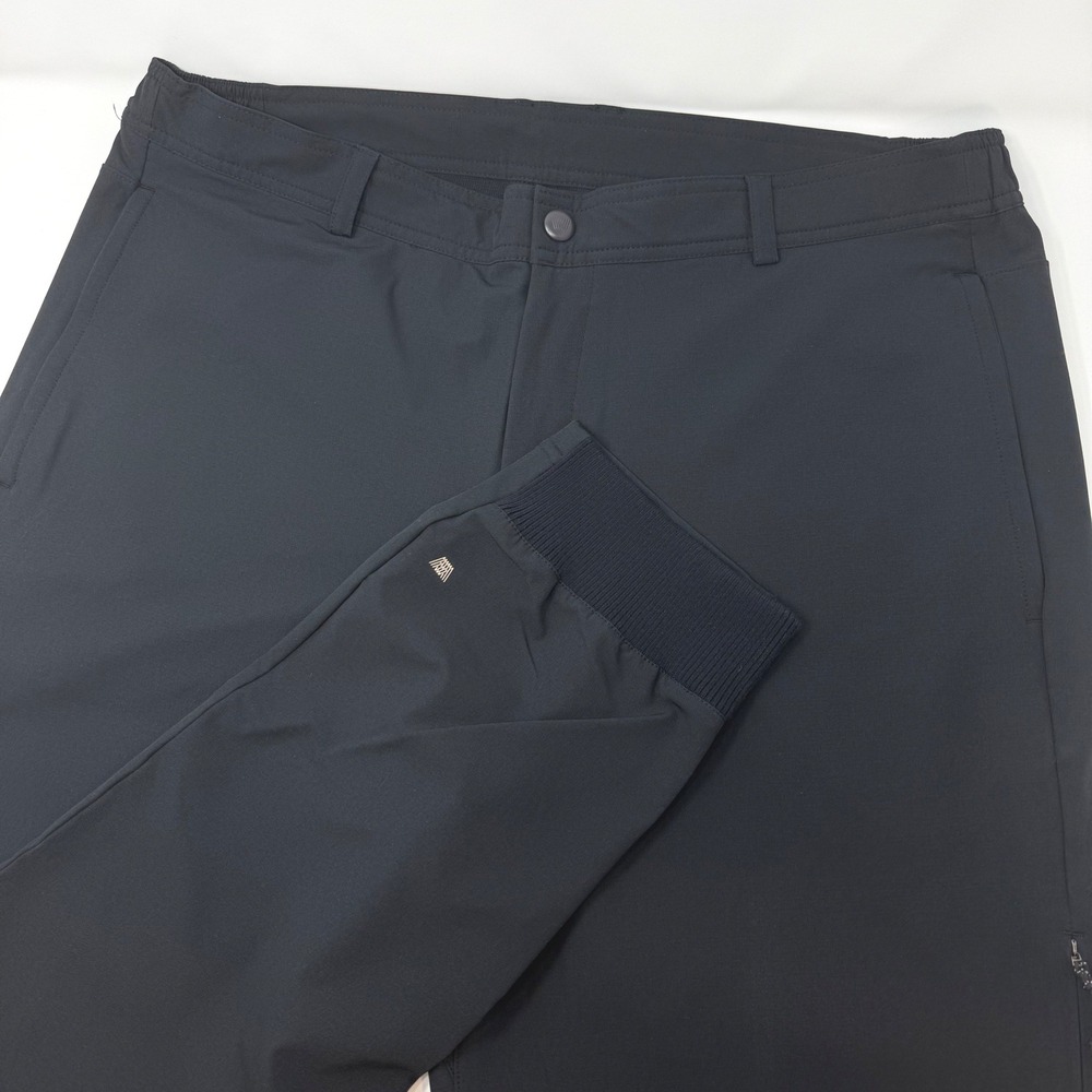 Mack Weldon Radius‎ Jogger Pants Mens XL Black Water Resistant Tech Stretch